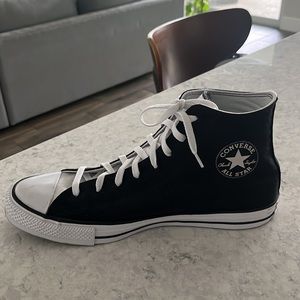 Worn once. Converse All-Star custom build yourself Chuck Taylor, size 12.